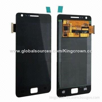 Frame Flex LCD Touch Digitizer Screen Display for Samsung Galaxy S2 i9100, Black/White